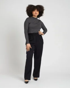 All Day Easy Pants Black
