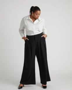 All Day Palais Wide Leg Pants Black
