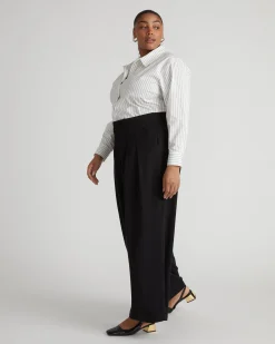 All Day Palais Wide Leg Pants Black