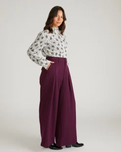 All Day Palais Wide Leg Pants Gamay