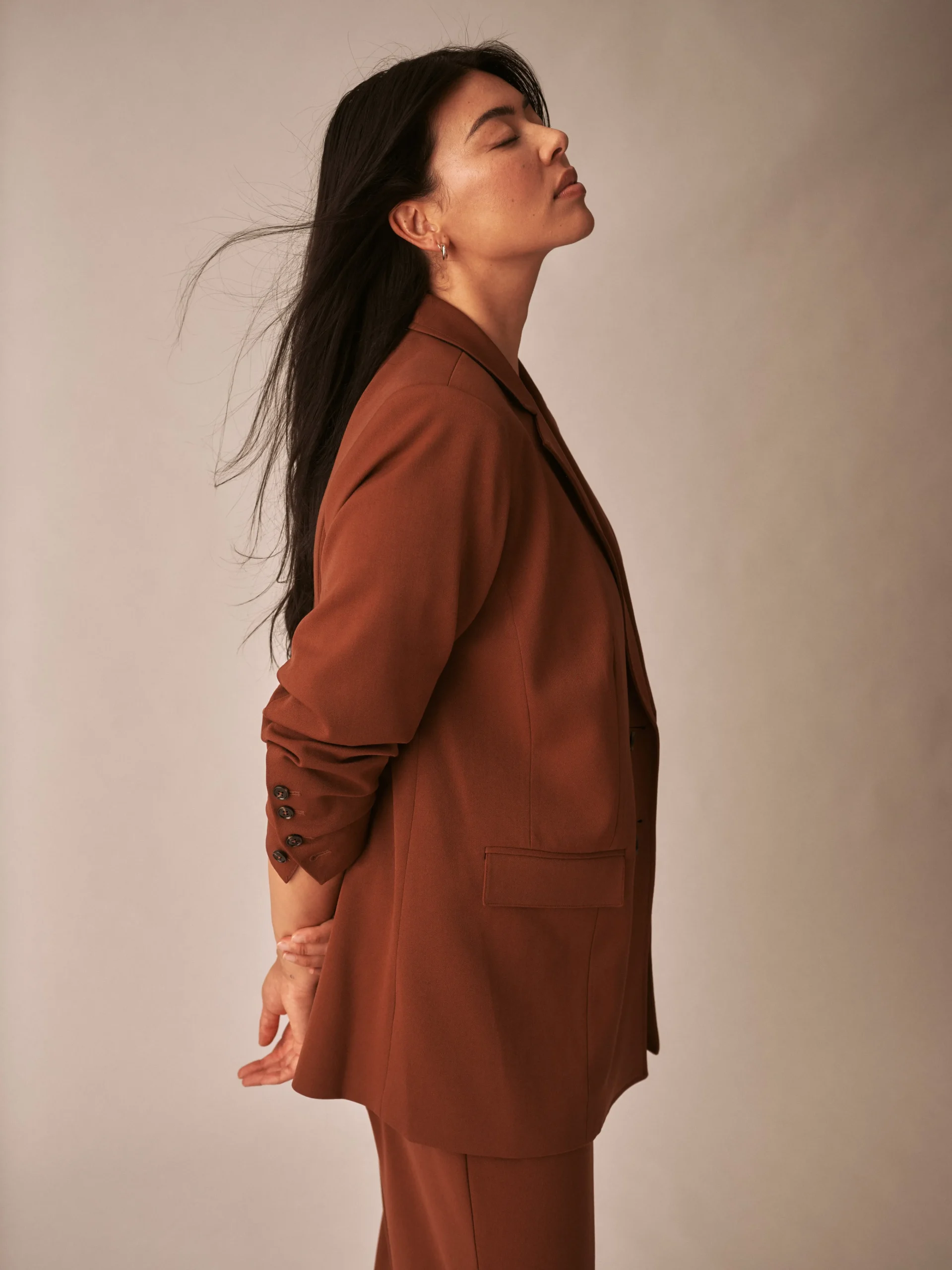 All Day Warren Double Breasted Blazer Pony
