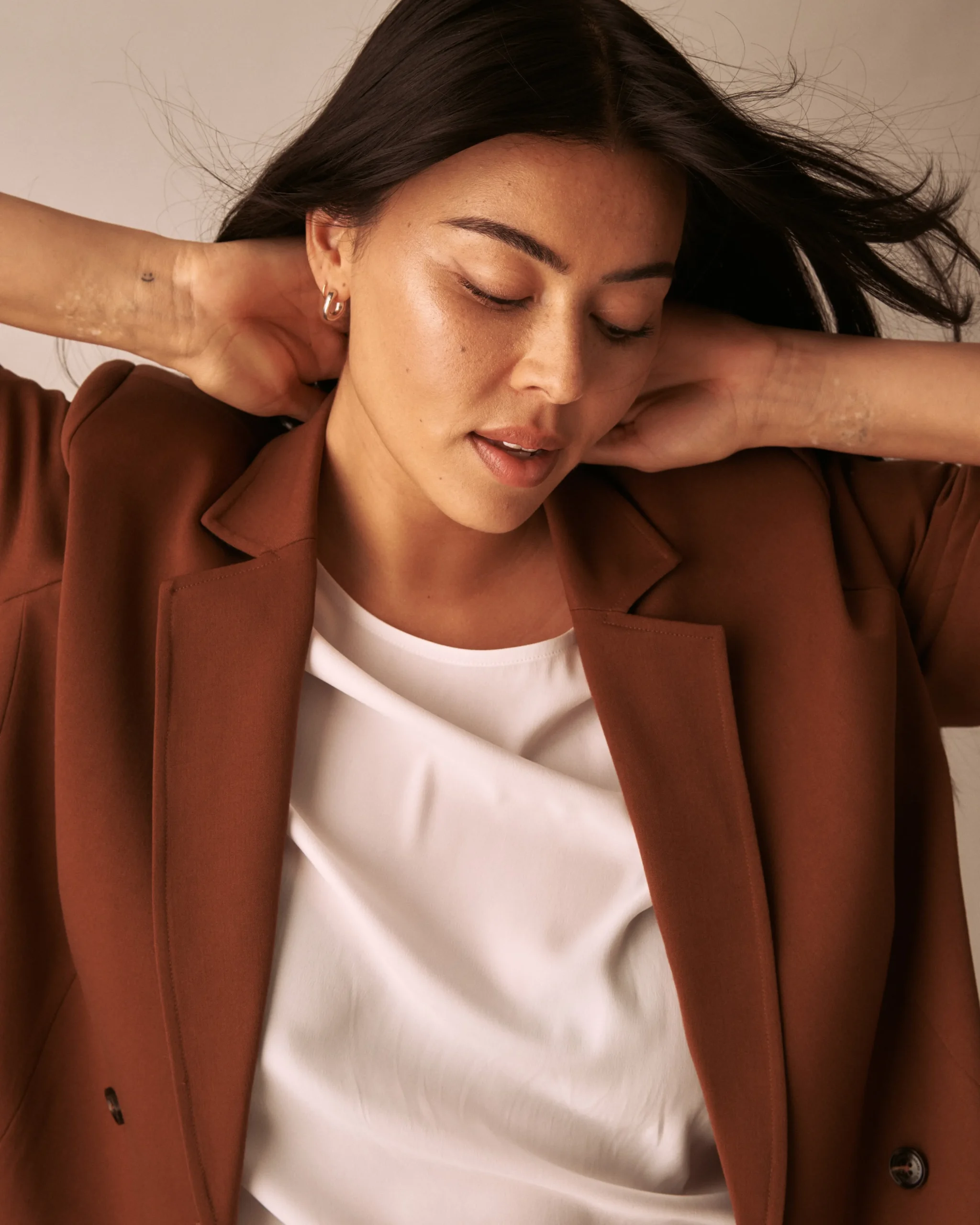 All Day Warren Double Breasted Blazer Pony