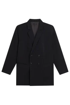All Day Warren Double Breasted Blazer Black