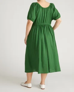 Andrea Linen Blend Dress Jardin
