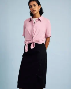 Anya Ponte Skirt Black