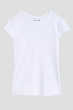 Ashley Cap Sleeve Tee White