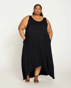 Athena Divine Jersey Dress Black