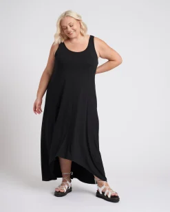 Athena Divine Jersey Dress Black