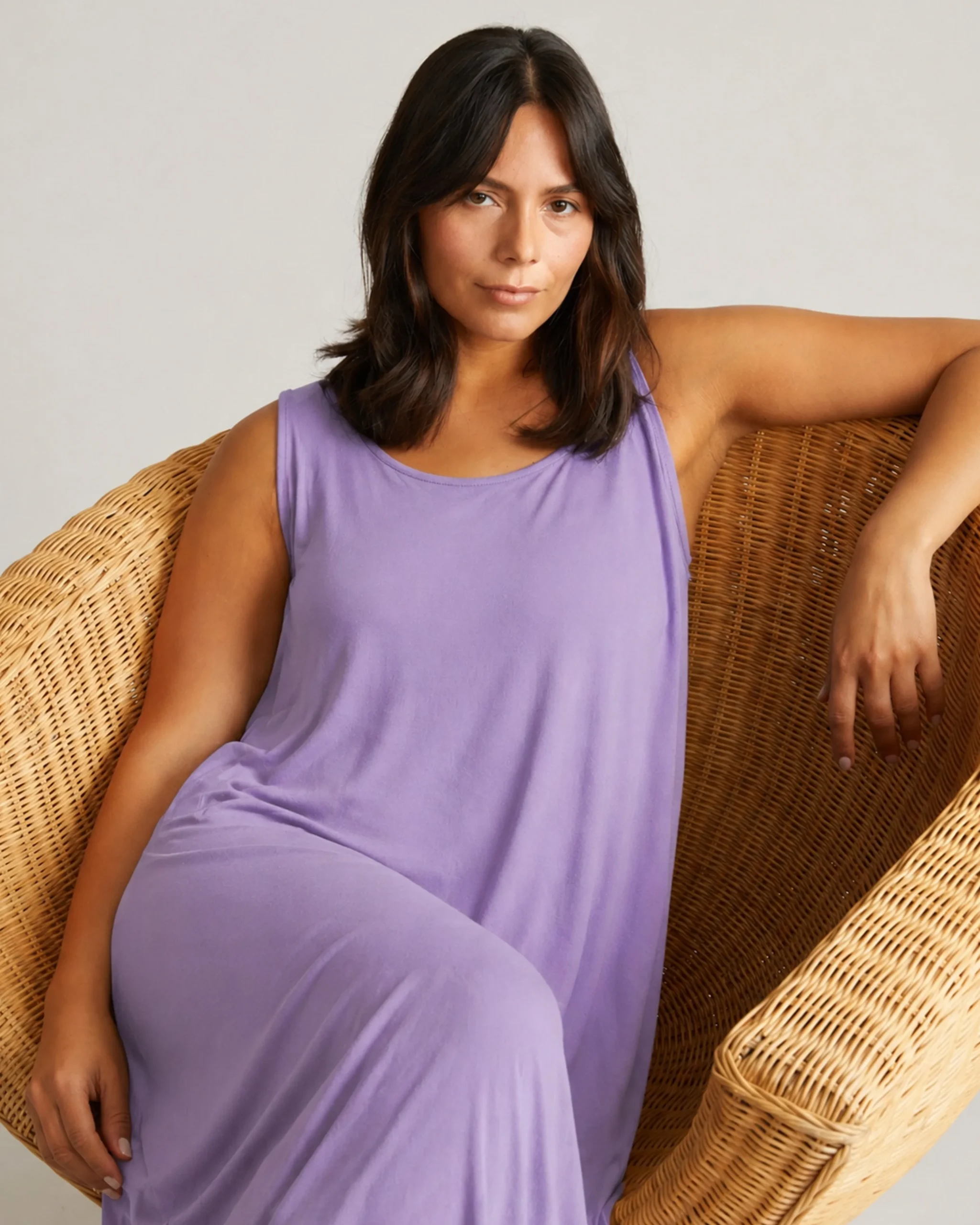 Athena Divine Jersey Dress Spring Iris