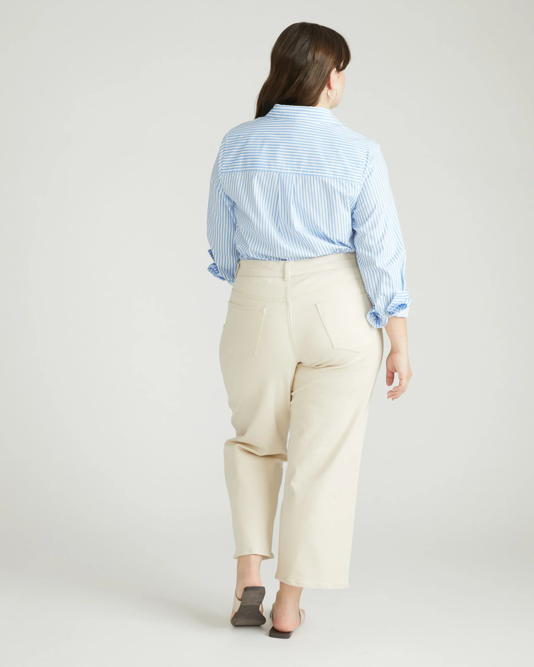 Bae Boyfriend Crop Jeans Ecru