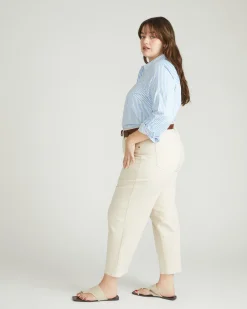 Bae Boyfriend Crop Jeans Ecru