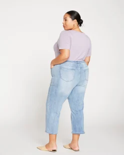 Bae Boyfriend Crop Jeans Light Blue