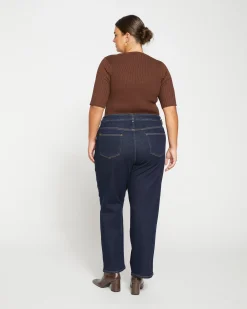 Bae Boyfriend Straight Leg Jeans Vintage Indigo Selvedge
