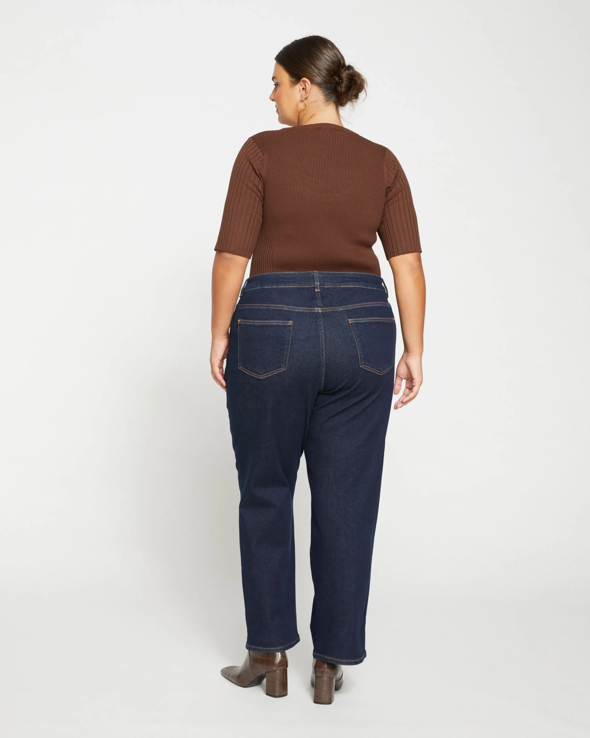 Bae Boyfriend Straight Leg Jeans Vintage Indigo Selvedge
