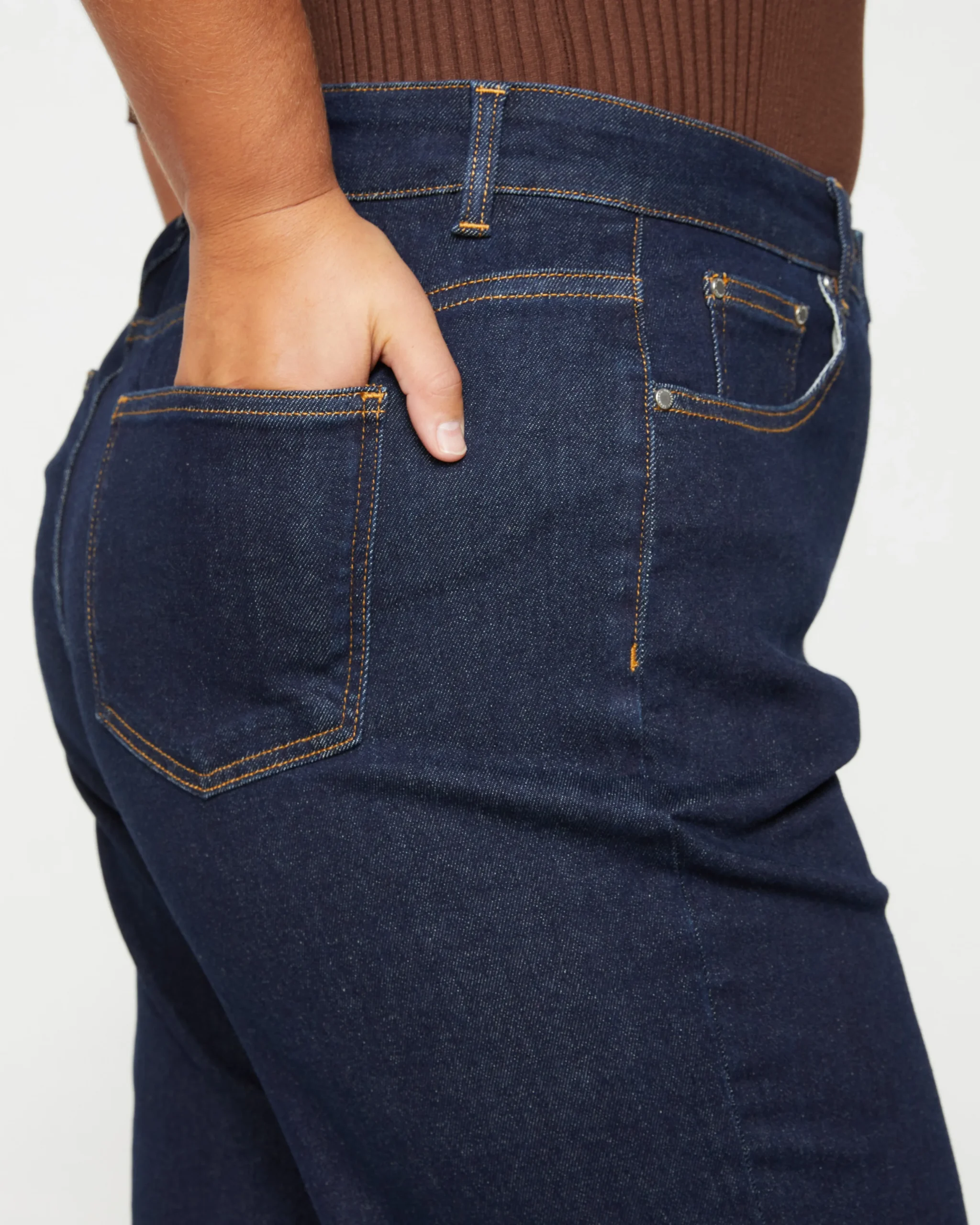 Bae Boyfriend Straight Leg Jeans Vintage Indigo Selvedge