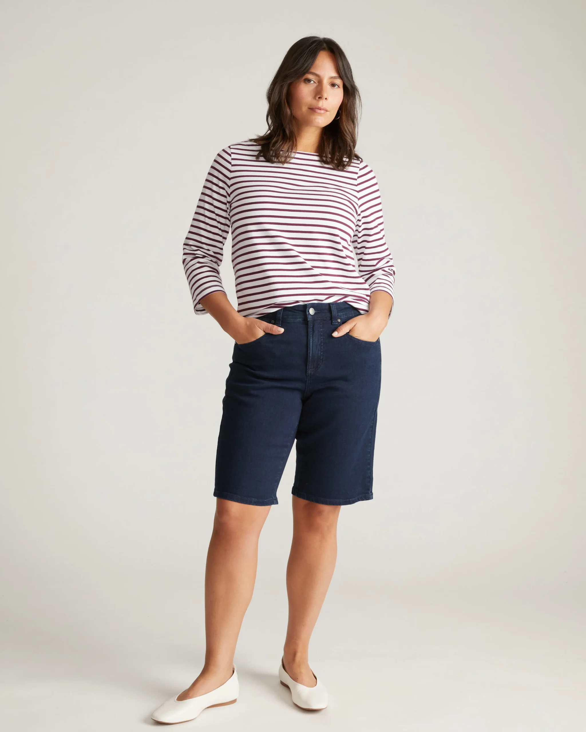Bae Denim Shorts Dark Indigo
