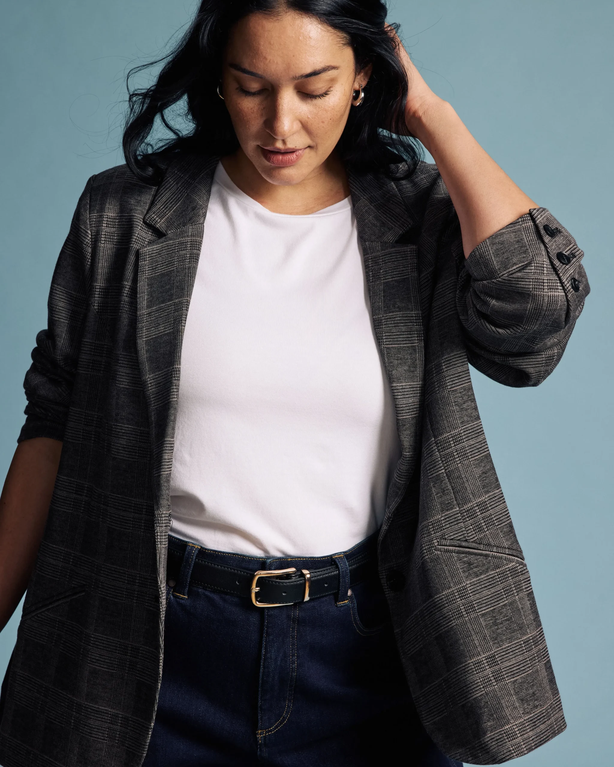 Beas Ponte Blazer British Plaid