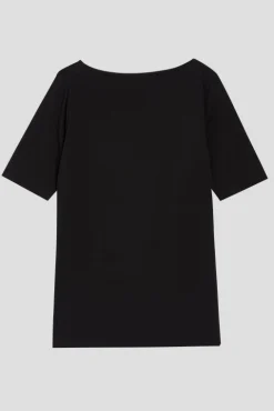 Bella Boatneck Tee Black