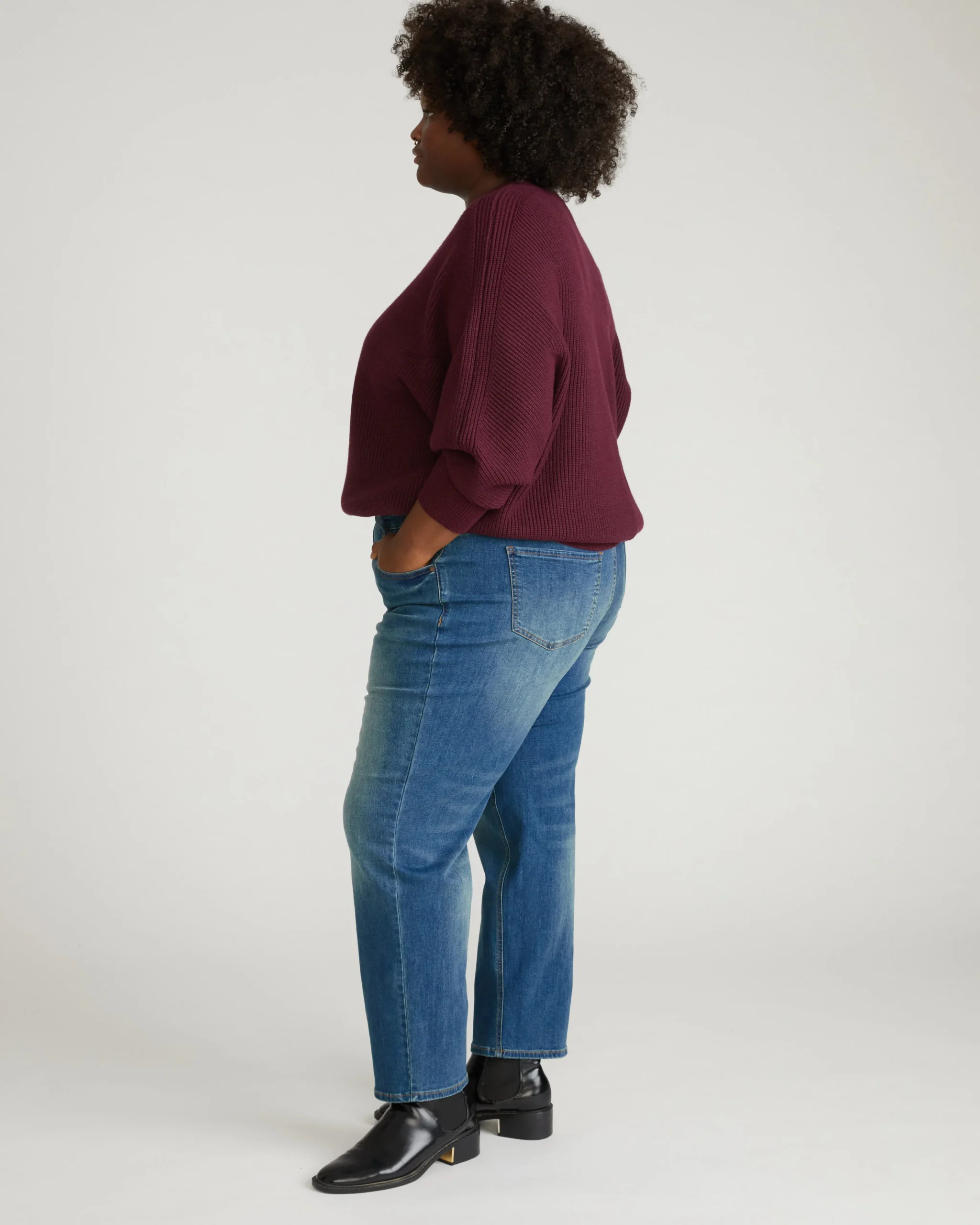 Better-Than-Wool Dolman Sweater Gamay