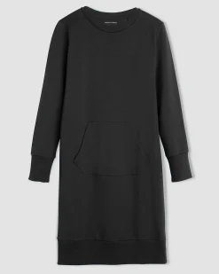 Bree Sweatshirt Dress Black