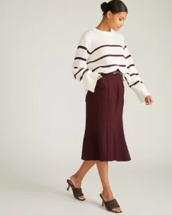 Carla Ponte Skirt Black Cherry