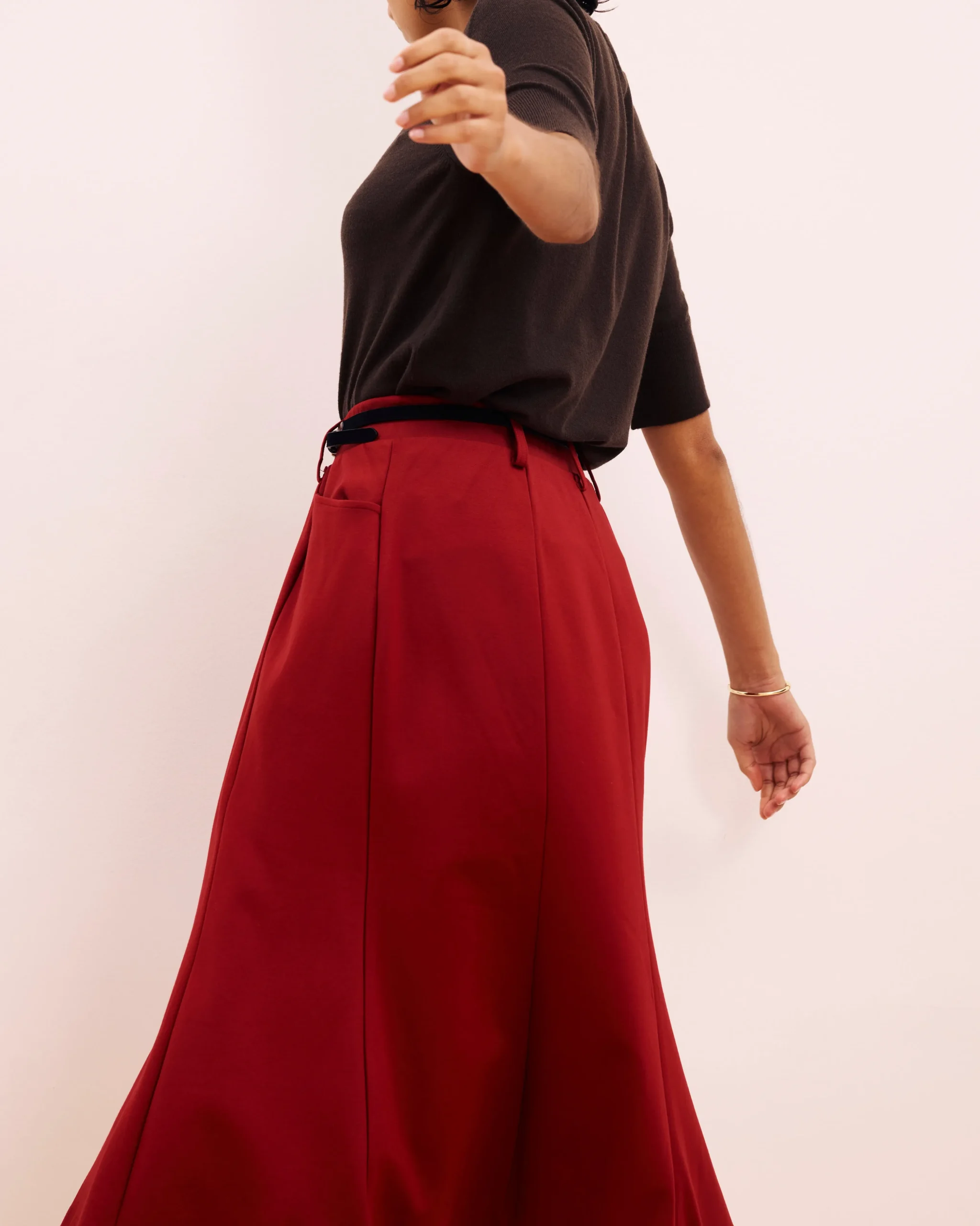 Carla Ponte Skirt Garnet