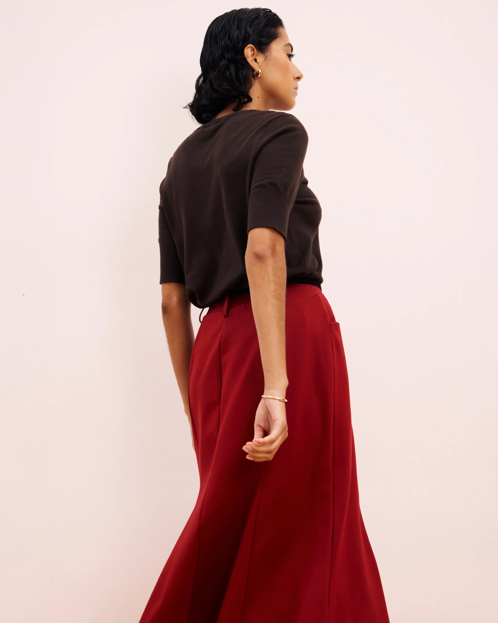 Carla Ponte Skirt Garnet