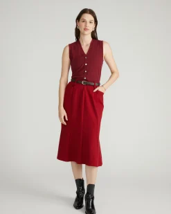 Carla Ponte Skirt Garnet
