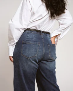 Carol High Rise High Stretch Jeans Saint Lawrence Blue