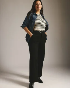 Carol High Rise High Stretch Jeans Jet Black