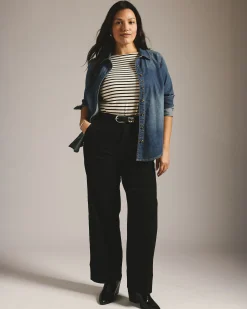 Carol High Rise High Stretch Jeans Jet Black