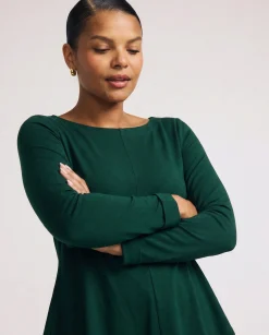 Cassandra Divine Jersey Top Forest Green