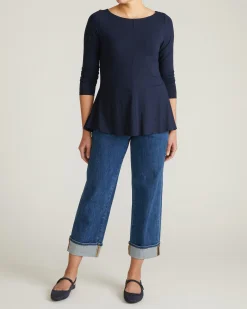 Cassandra Divine Jersey Top Midnight