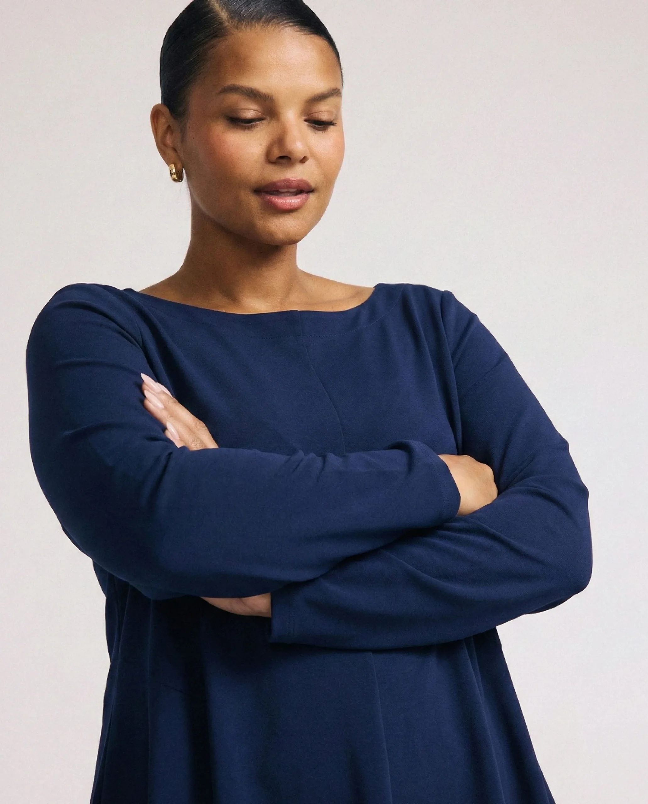 Cassandra Divine Jersey Top Midnight