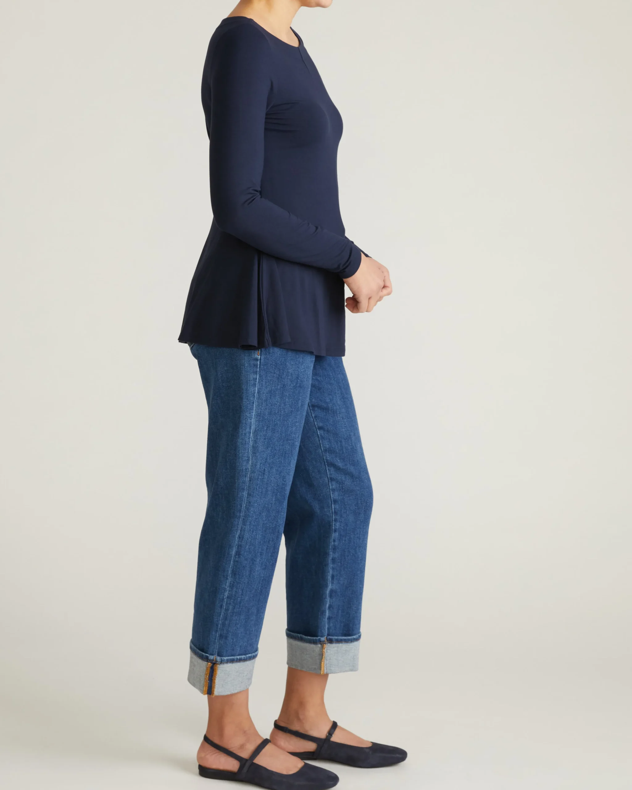 Cassandra Divine Jersey Top Midnight