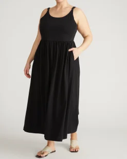 Cayo Cami Dress Black