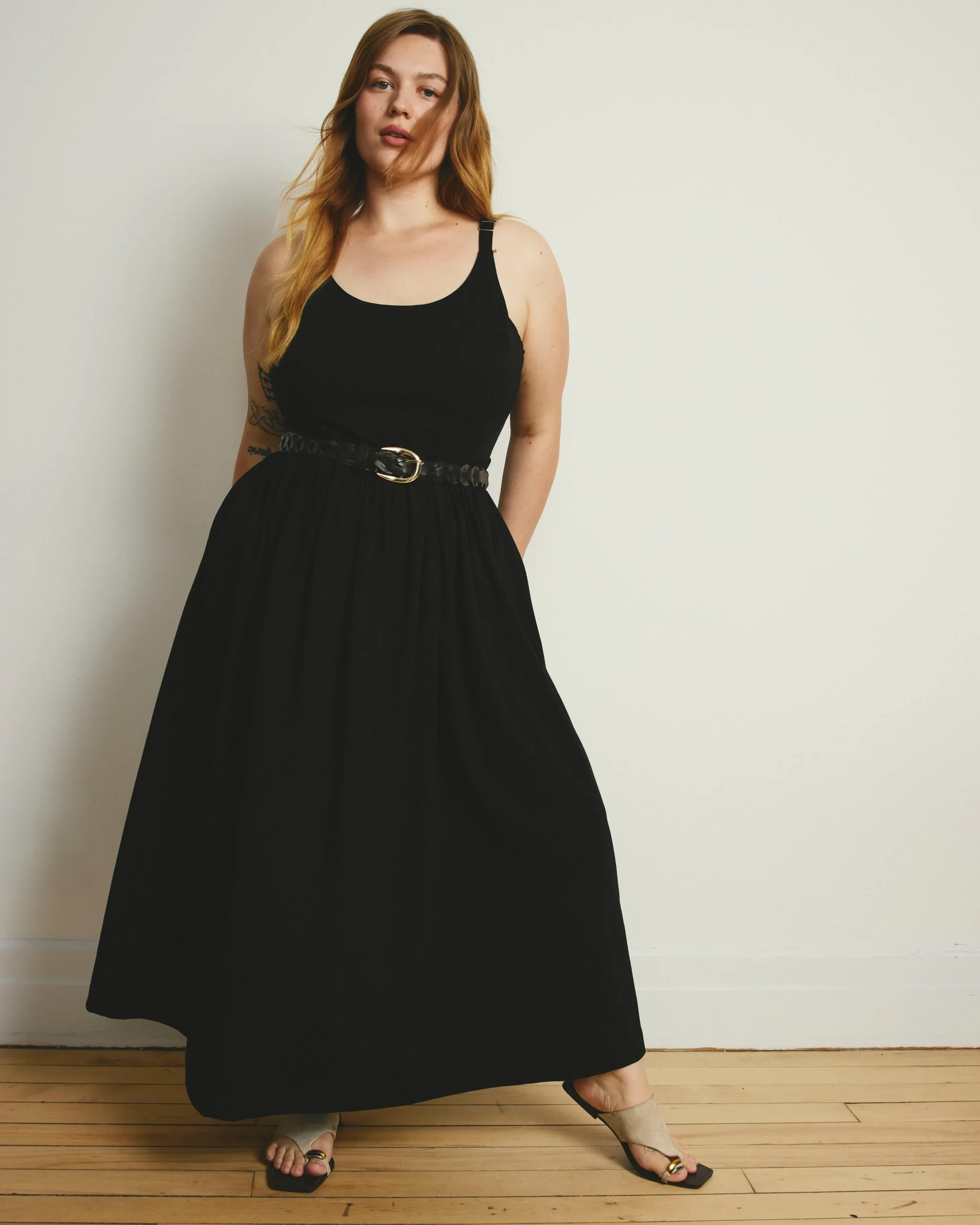 Cayo Cami Dress Black