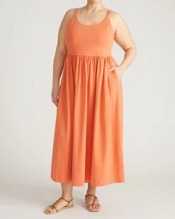Cayo Cami Dress Italian Orange