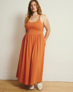 Cayo Cami Dress Italian Orange