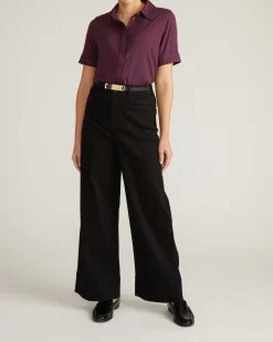 Chelsea Liquid Jersey Short Sleeve Shirt Acai