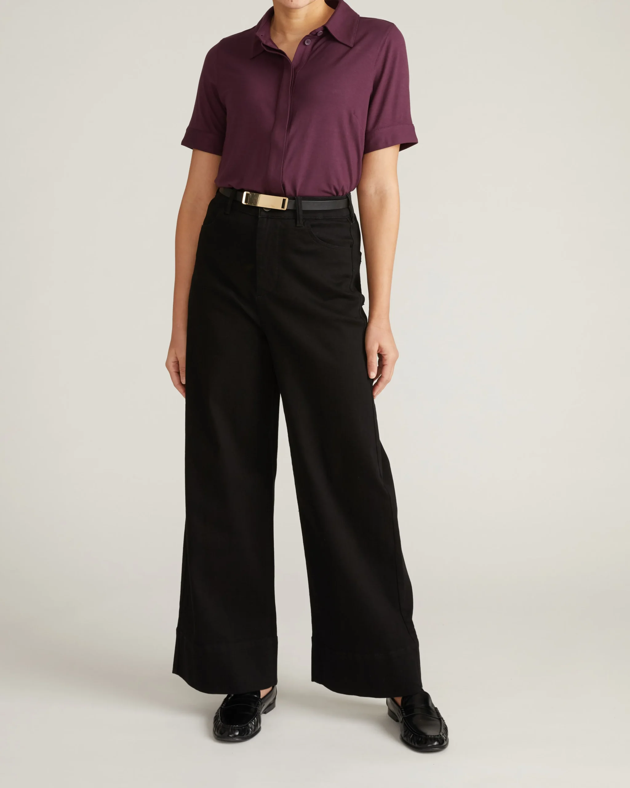 Chelsea Liquid Jersey Short Sleeve Shirt Acai