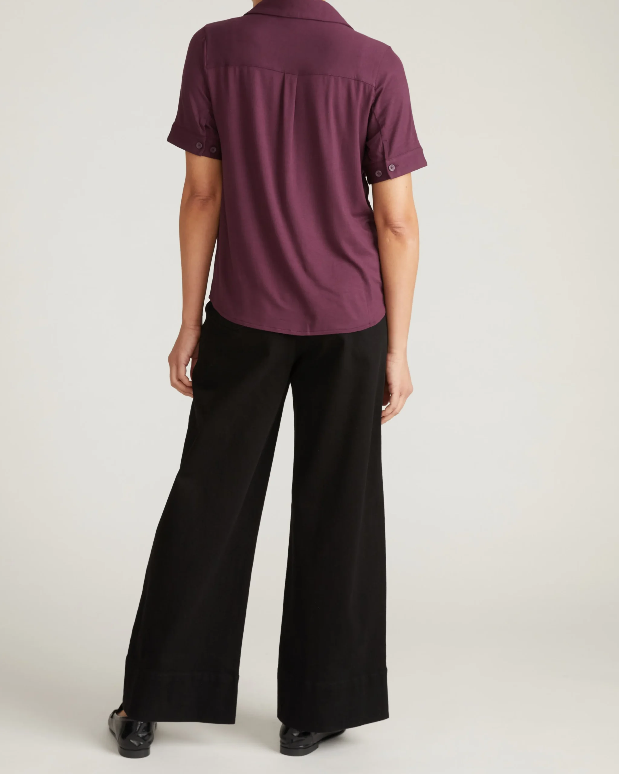 Chelsea Liquid Jersey Short Sleeve Shirt Acai