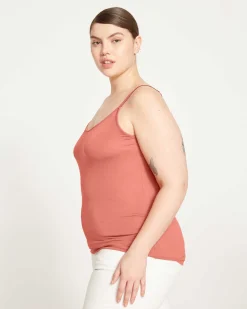 Cloud Rib Camisole Terracotta