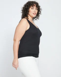 Cloud Rib Tank Black