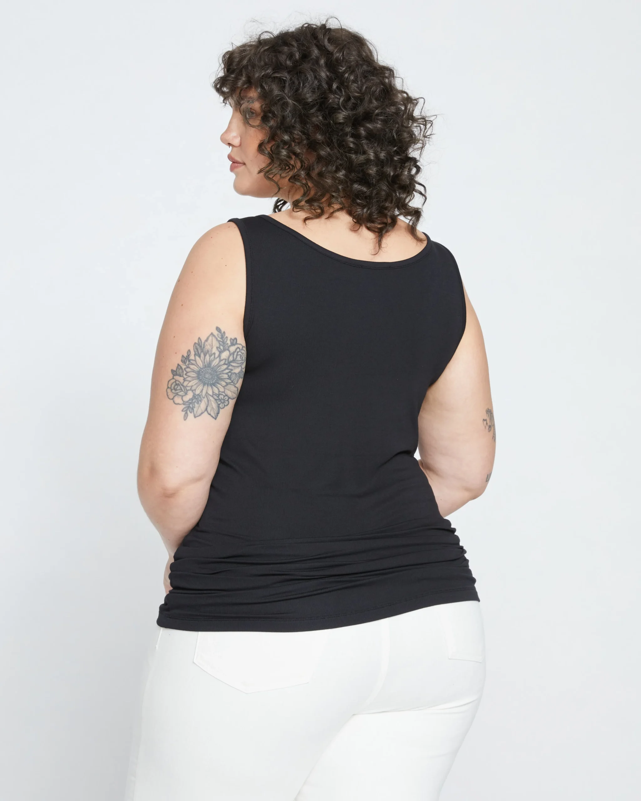 Cloud Rib Tank Black