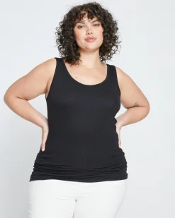Cloud Rib Tank Black