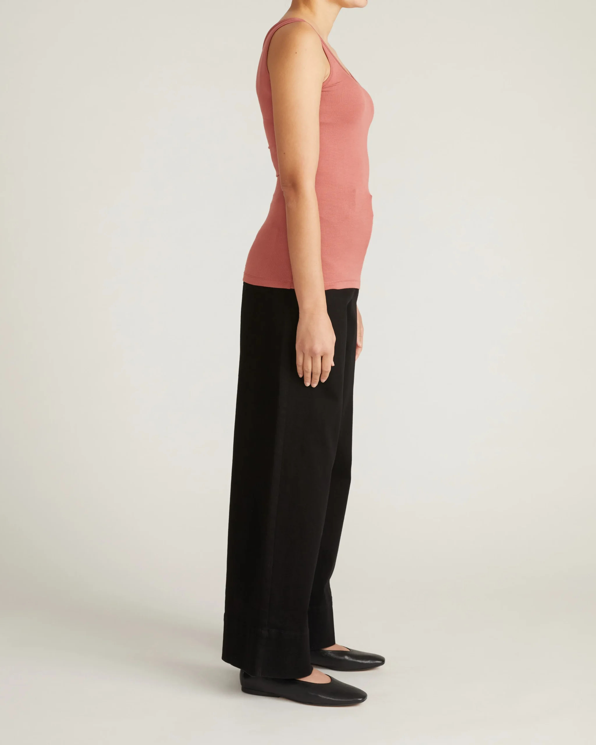 Cloud Rib Tank Terracotta
