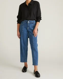 Cooling Stretch Cupro Oversized Artist Shirt Black