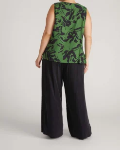 Cooling Stretch Cupro Tank Florentine Print