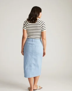 Dakota Denim Skirt Clear Sky